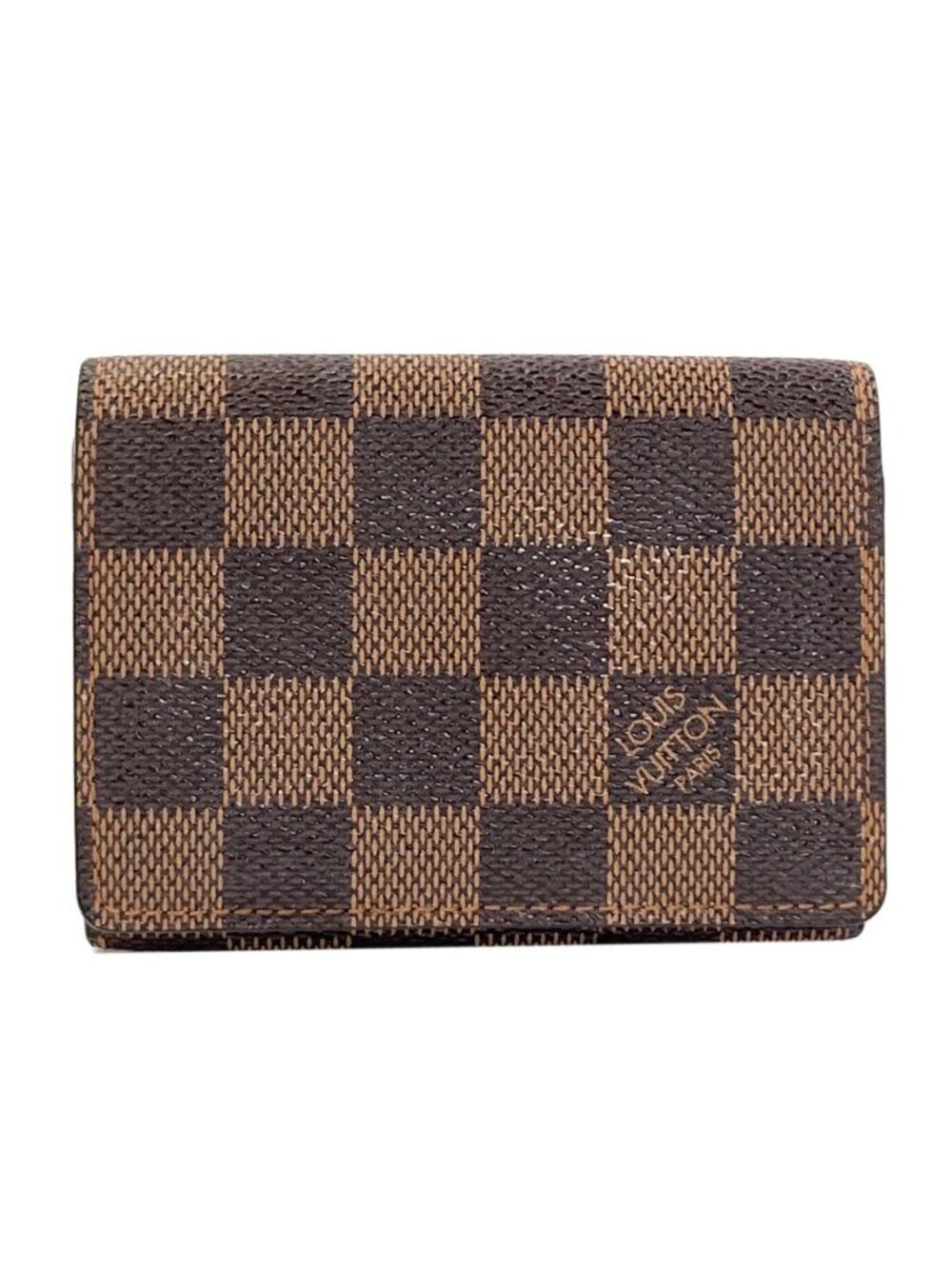 Louis Vuitton Envelope Business Card Holder Case Damier Canvas